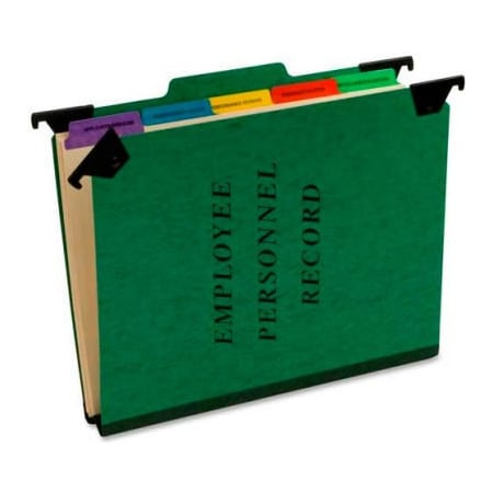 Esselte Esselte  Hanging Employee/Personnel Folder, 9-1/2" x 11-3/4", 2" Expansion, Green SER2GR